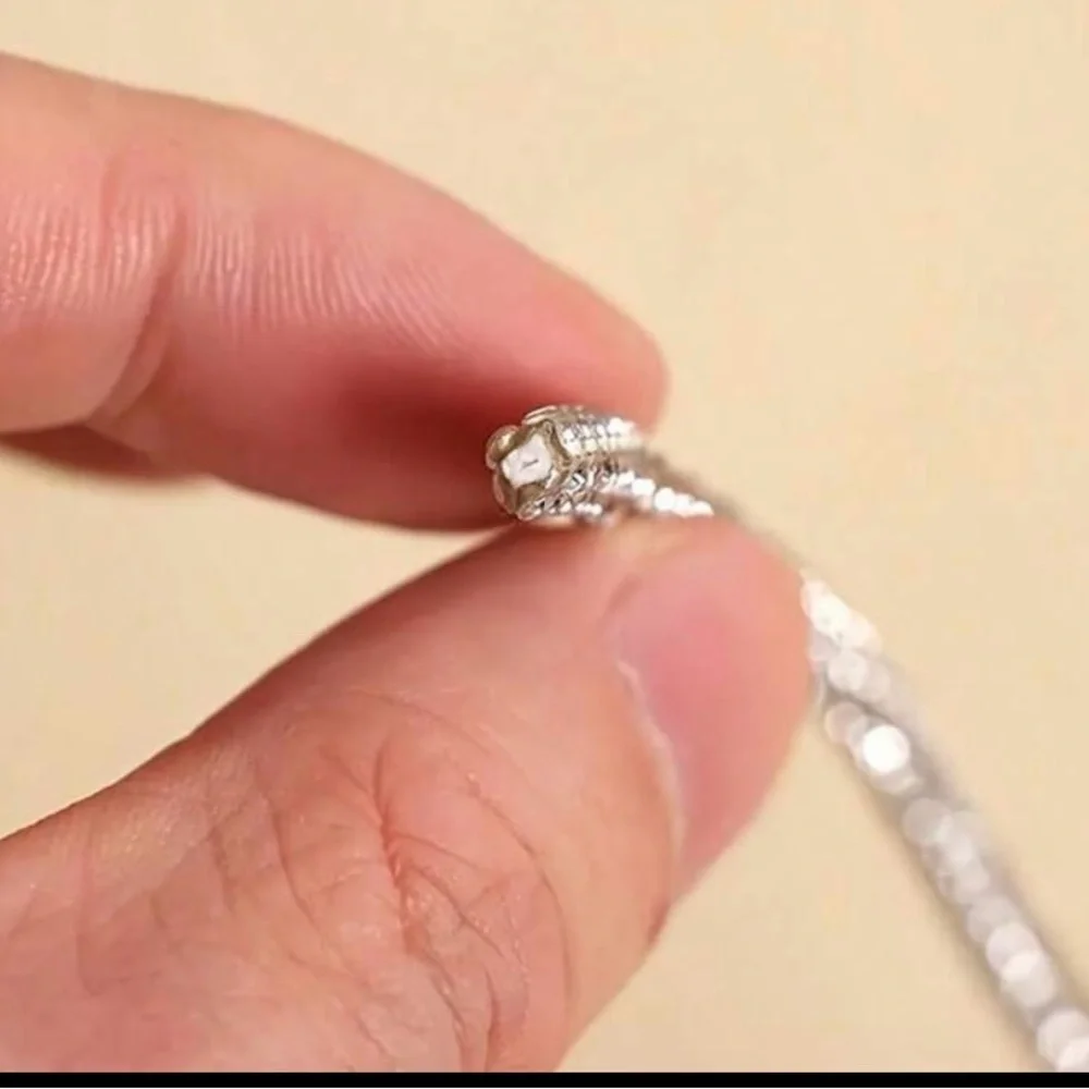 Silver Clear 4mm Rhinestone Trim For Clothing, Jewelry, Home & Crafts 1 Yard